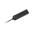 Przedłużacz czarny Rebel z przełącznikiem 3 gniazda - 5m (1,5mm)