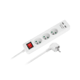 Przedłużacz sieciowy Rebel 3 gniazda + 2 gniazda USB, z wyłącznikiem - 3m