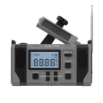 Radio solarne, przenośne radio awaryjne SOS, powerbank 10000mAh, latarka, dynamo, Kruger&Matz