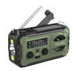 Radio solarne, przenośne radio awaryjne SOS, powerbank 10000mAh, latarka, dynamo, Kruger&Matz