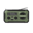 Radio solarne, przenośne radio awaryjne SOS, powerbank 10000mAh, latarka, dynamo, Kruger&Matz