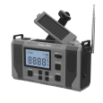 Radio solarne, przenośne radio awaryjne SOS, powerbank 10000mAh, latarka, dynamo, Kruger&Matz