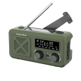 Radio solarne, przenośne radio awaryjne SOS, powerbank 2000mAh, latarka, dynamo, Kruger&Matz
