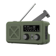 Radio solarne, przenośne radio awaryjne SOS, powerbank 2000mAh, latarka, dynamo, Kruger&Matz