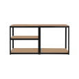 Regał metalowy magazynowy 180x90x40 czarny Rebel
