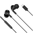 Słuchawki dokanałowe z mikrofonem na USB-C Kruger&Matz C1 czarne
