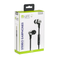 Słuchawki metalowe douszne M-Life Jack 3,5 z mikrofonem iphone/samsung