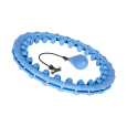 Smart Hula Hop odchudzające koło z wypustkami i obciążeniem 50cm, niebieskie, REBEL ACTIVE