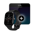 Smartwatch Amazfit GTS 4 Black + Waga Smart Scale