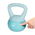 Soft Kettlebell miękki winylowy 4kg REBEL ACTIVE