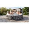 Spa ogrodowe, jacuzzi pompowane AVENLI NICE 6 osobowe 204x70 cegła