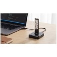 Stacja dokująca dysków NVME M2 (Mkey+ B+Mkey) USB typu C aluminiowa Rebel