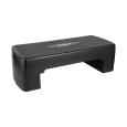 Step do aerobiku i ćwiczeń fitness, 3 stopnie, 68cm, czarny, REBEL ACTIVE