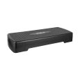 Step do aerobiku i ćwiczeń fitness, 3 stopnie, 68cm, czarny, REBEL ACTIVE