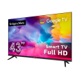 Telewizor Kruger&Matz 43" FHD Google TV 5.0 DVB-T2/T/C H.265 HEVC