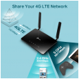 TP-LINK Dwupasmowy, bezprzewodowy router 4G LTE, AC1200 TL-Archer MR400