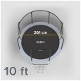 Trampolina Rebel Active PRO 10ft/305 cm, siatka, drabinka