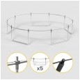 Trampolina REBEL Active PRO 12ft/366 cm, siatka, drabinka