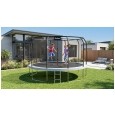 Trampolina REBEL Active PRO 12ft/366 cm, siatka, drabinka
