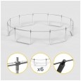 Trampolina Rebel Active PRO 14ft/427 cm, siatka, drabinka
