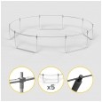 Trampolina Rebel Active PRO 15ft/457 cm, siatka, drabinka