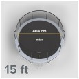 Trampolina REBEL Active PRO 15ft/465 cm, siatka, drabinka