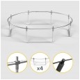 Trampolina Rebel Active PRO 8ft/244 cm, siatka, drabinka