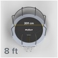 Trampolina REBEL Active PRO 8ft/252 cm, siatka, drabinka
