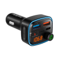 Transmiter samochodowy FM z funkcją bluetooth (2x USB + USB-C)