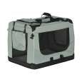Transporter, składana torba transportowa, rozmiar S 50x34x36 cm , szara, REBEL ANIMALS