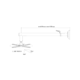 Uchwyt do projektorów do ściany