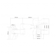 Uchwyt do ściany 13-42 cali srebrny LCD-UCH0043