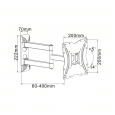 Uniwersalny uchwyt TV 13"-42" regulacja w pionie i w poziomie