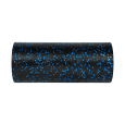 Wałek do masażu, roller piankowy gładki 15x30cm, kolor czarno-niebieski, materiał EPP, REBEL ACTIVE