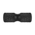 Wałek do masażu z wypustkami, roller 15x42cm, kolor czarny, materiał EPP, REBEL ACTIVE