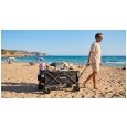 Wózek turystyczny, plażowy, składany do wewnątrz, 150L, 100kg, Rebel Active