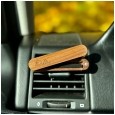 Zapach do samochodu DUFT Tobacco&Vanilia – drewniany dyfuzor na kratkę +2 wkłady
