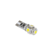 Żarówka samochodowa LED T10 (Canbus) - 5x SMD5050, biała