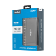 Zasilacz uniwersalny Rebel 12 końcówek 90 W 15-20 V automatyczny z funkcją Power Delivery