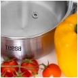 Zestaw garnków 8 elementów TEESA COOK EXPERT PRIME
