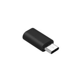 Adapter Przejściówka Micro USB - USB typu C Czarny