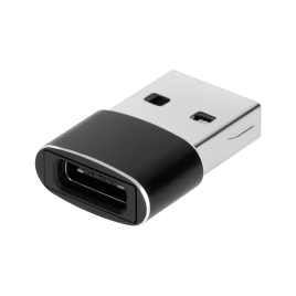 Adapter przejściówka USB - USB Typu C czarny