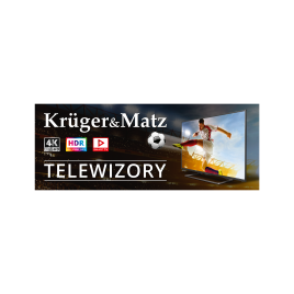 Baner Kruger&Matz - TV 4K (260 x 100 cm)