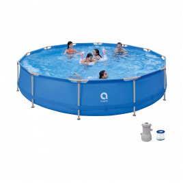 Basen stelażowy AVENLI okrągły 427x84 zestaw