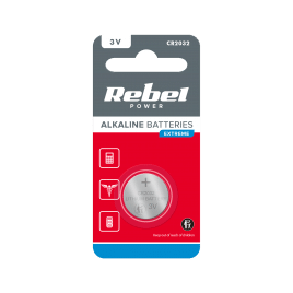 Bateria REBEL EXTREME CR2032 1szt/blist.