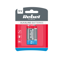 Baterie alkaliczne REBEL 9V 6LR61