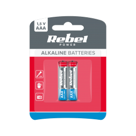 Baterie alkaliczne REBEL LR03 2szt/bl.