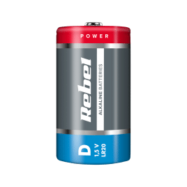 Baterie alkaliczne REBEL LR20