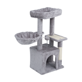 Drapak dla kota 40x30x80 cm , szary, REBEL ANIMALS