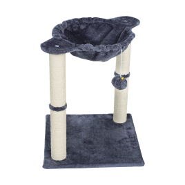 Drapak dla kota 40x40x51 cm , ciemno-szary, REBEL ANIMALS